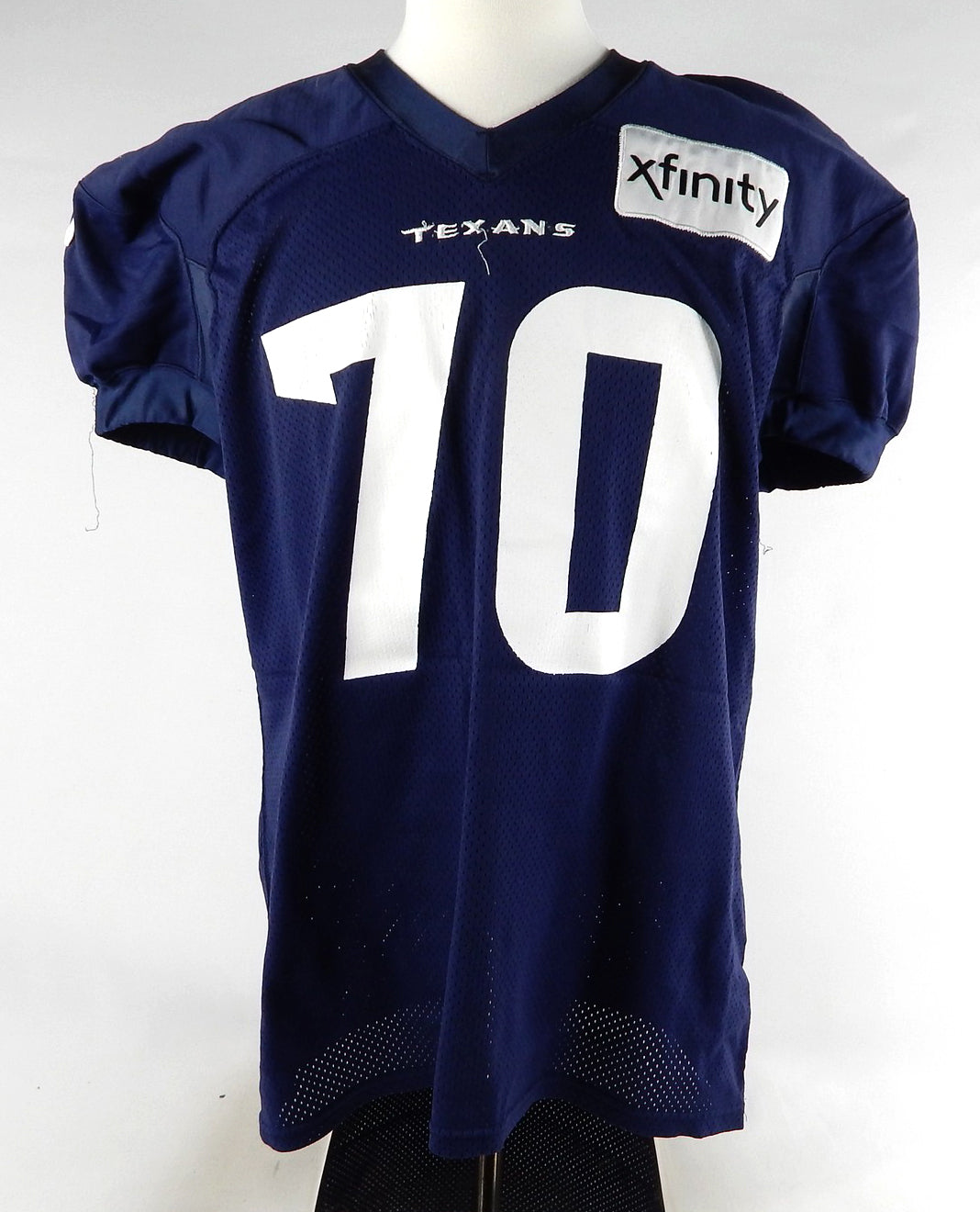 2023 Houston Texans Juice Scruggs #70 Game Used Navy Practice Jersey 3X 966