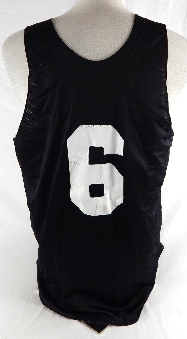 1990s Cleveland Cavaliers #6 Game Issued Black Practice Jersey XL 800 Pic2