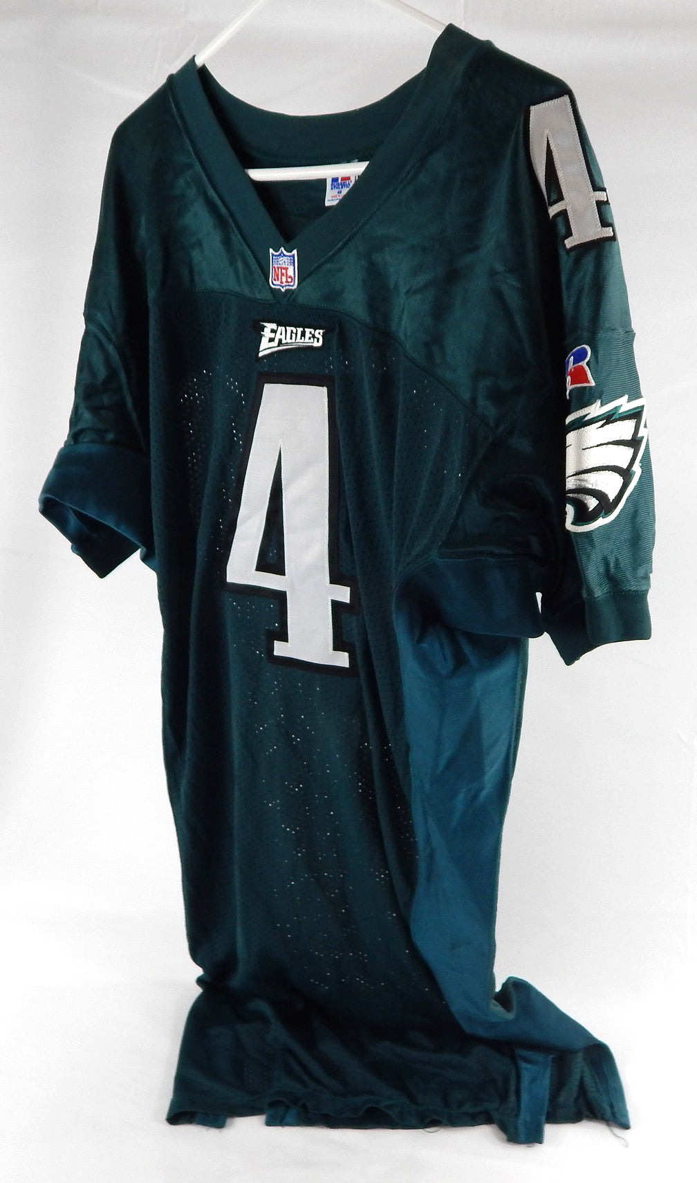1996 Philadelphia Eagles Tom Hutton #4 Game Issued Green Jersey 46 231