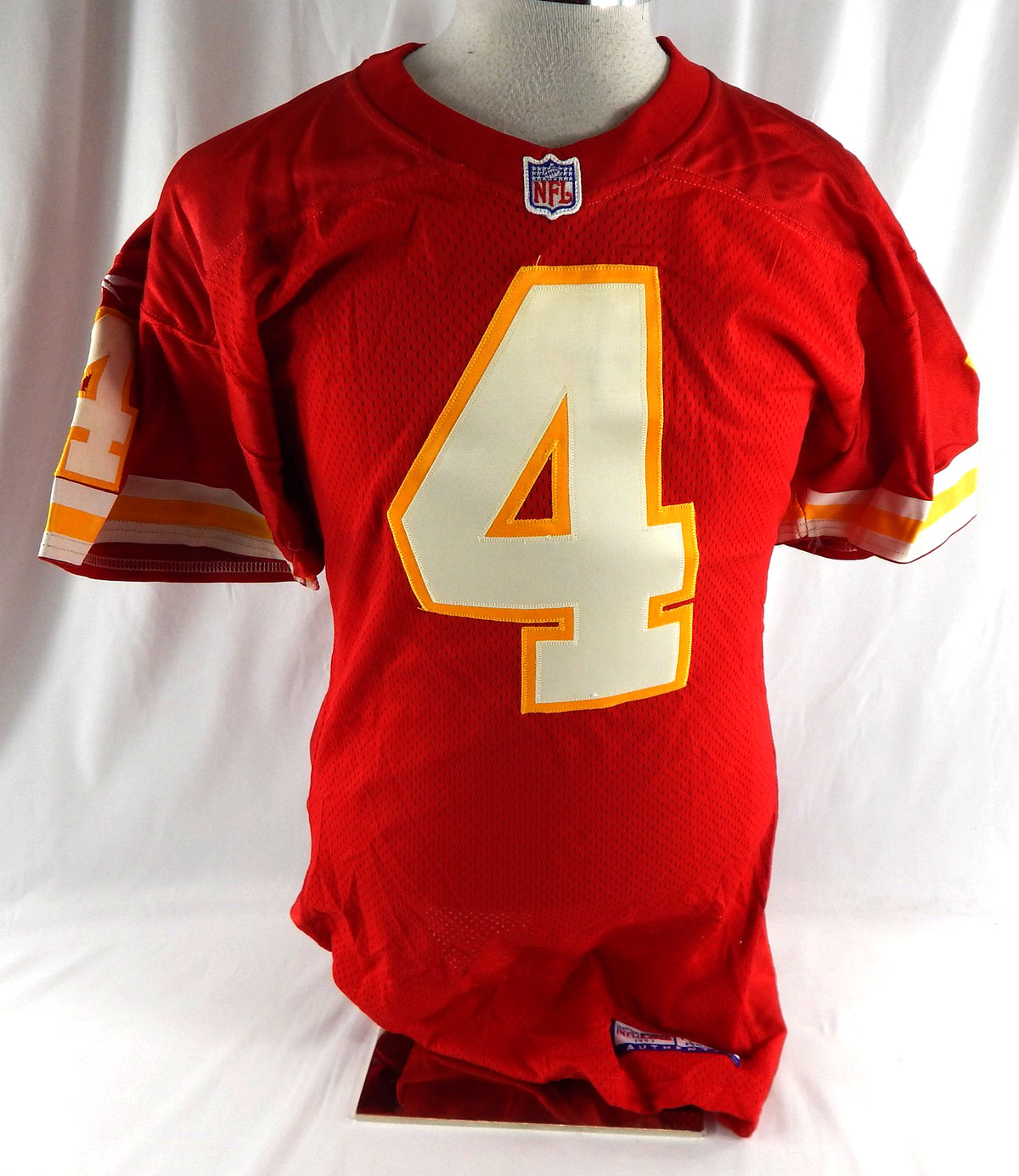 1997 Kansas City Chiefs E.Smith #4 Game Issued Red Jersey 42 125 Pic2