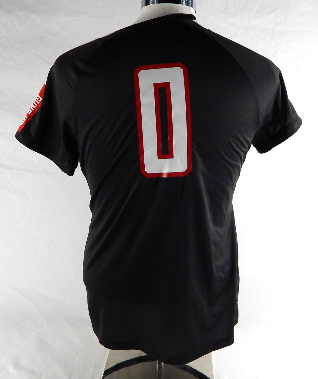 Texas Tech Red Raiders #0 Game Used Black Jersey Womens Soccer L 148 Pic2