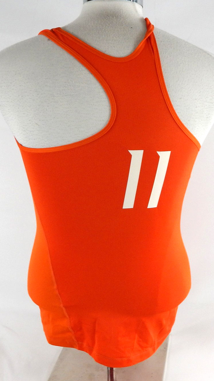 2018 Boise State Broncos #11 Game Used Orange Jersey 60 P Beach Volleyball M 7 Pic2
