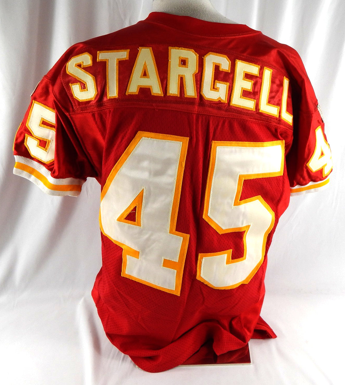 1996 Kansas City Chiefs Tony Stargell #45 Game Issued Red Jersey 42 130 Pic2