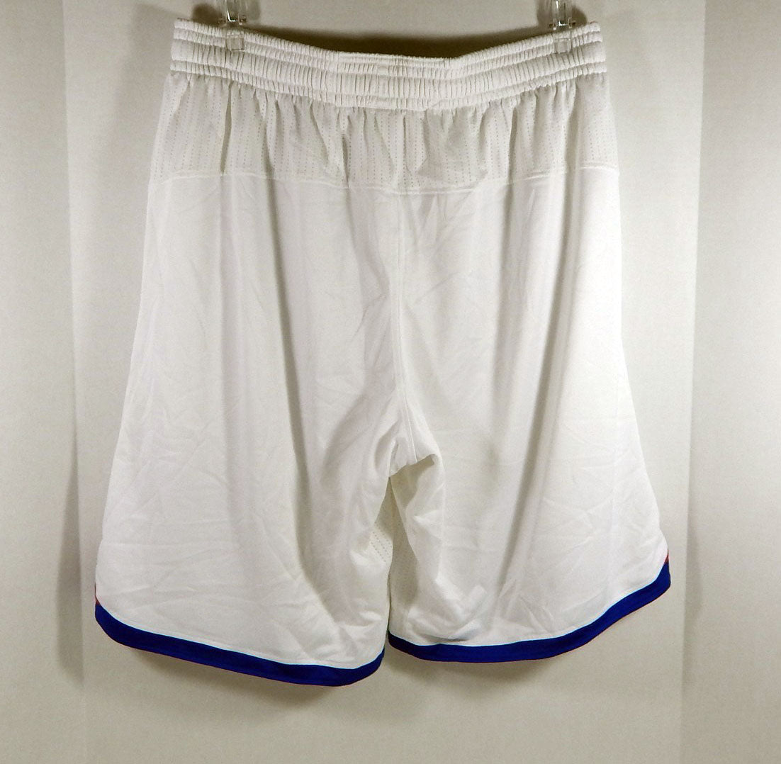 2011-12 Philadelphia 76ers Game Issued White Game Shorts XL2 036 Pic2