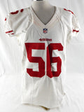 2015 San Francisco 49ers Dillon Farrell #56 Game Issued White Jersey 46 807