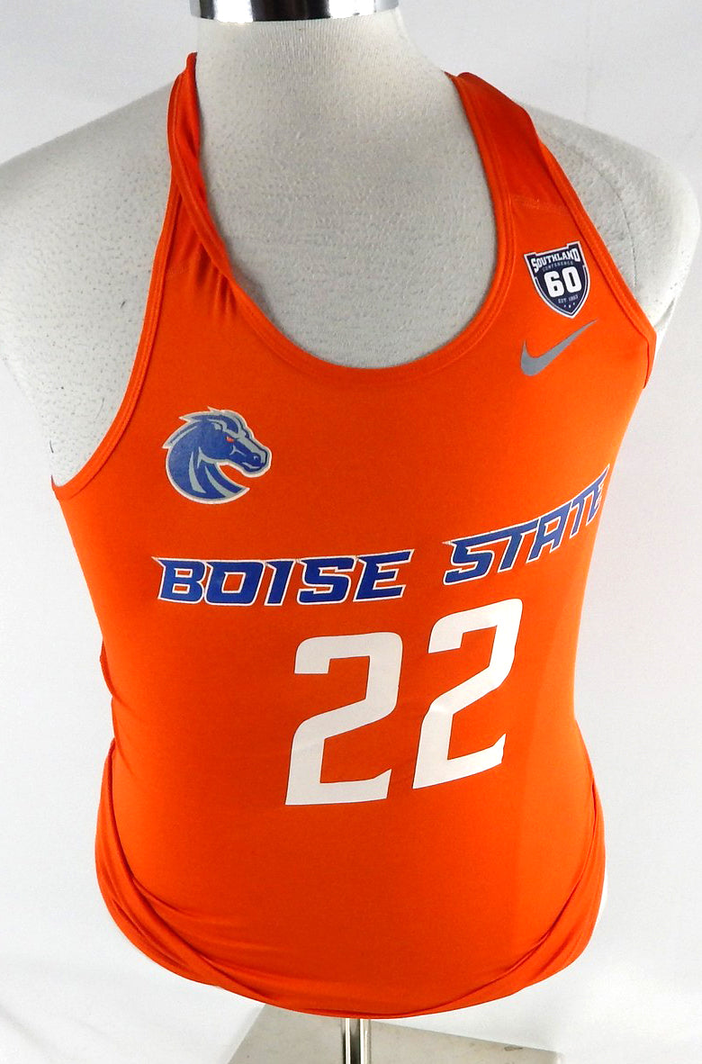 2018 Boise State Broncos #22 Game Used Orange Jersey 60 P Beach Volleyball M 1