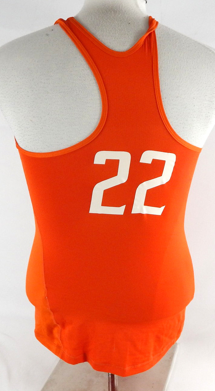 2018 Boise State Broncos #22 Game Used Orange Jersey 60 P Beach Volleyball M 1 Pic2