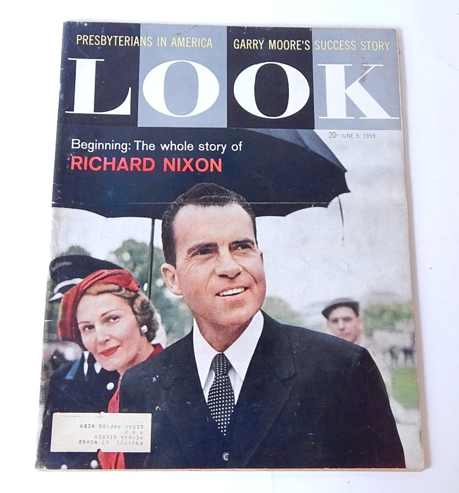 Vintage 1959 Look Magazine June 9 Richard Nixon Garry Moore Presbyterians