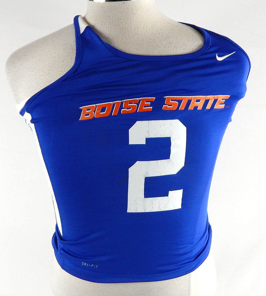 2017 Boise State Broncos #2 Game Used Blue Jersey Beach Volleyball S DP106132