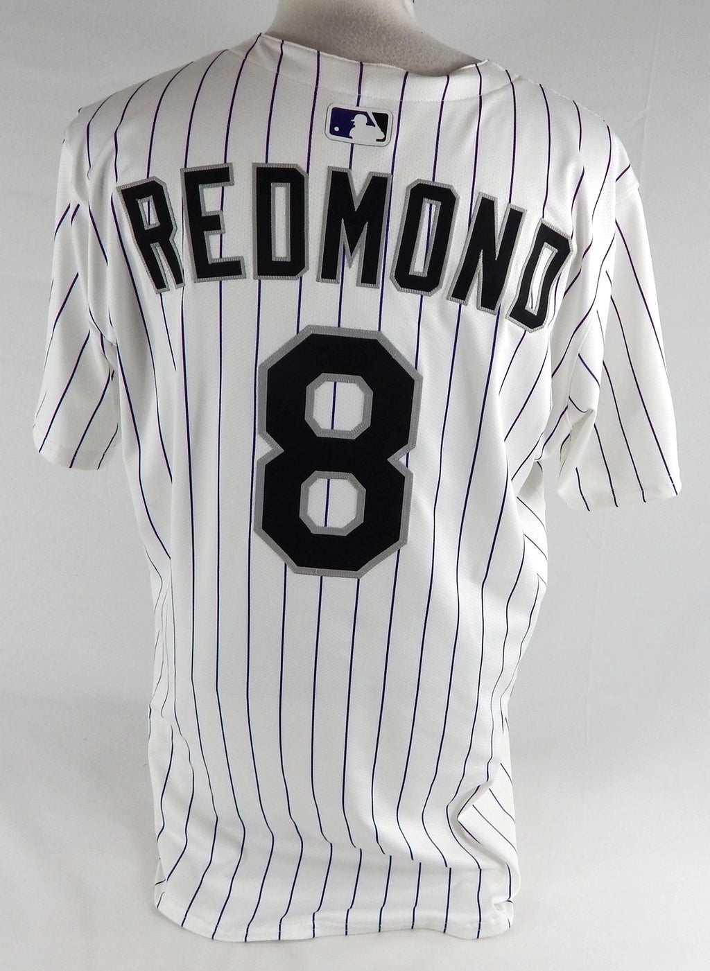 2025 Colorado Rockies Mike Redmond #8 Game Issued White Jersey 46 720 Pic2