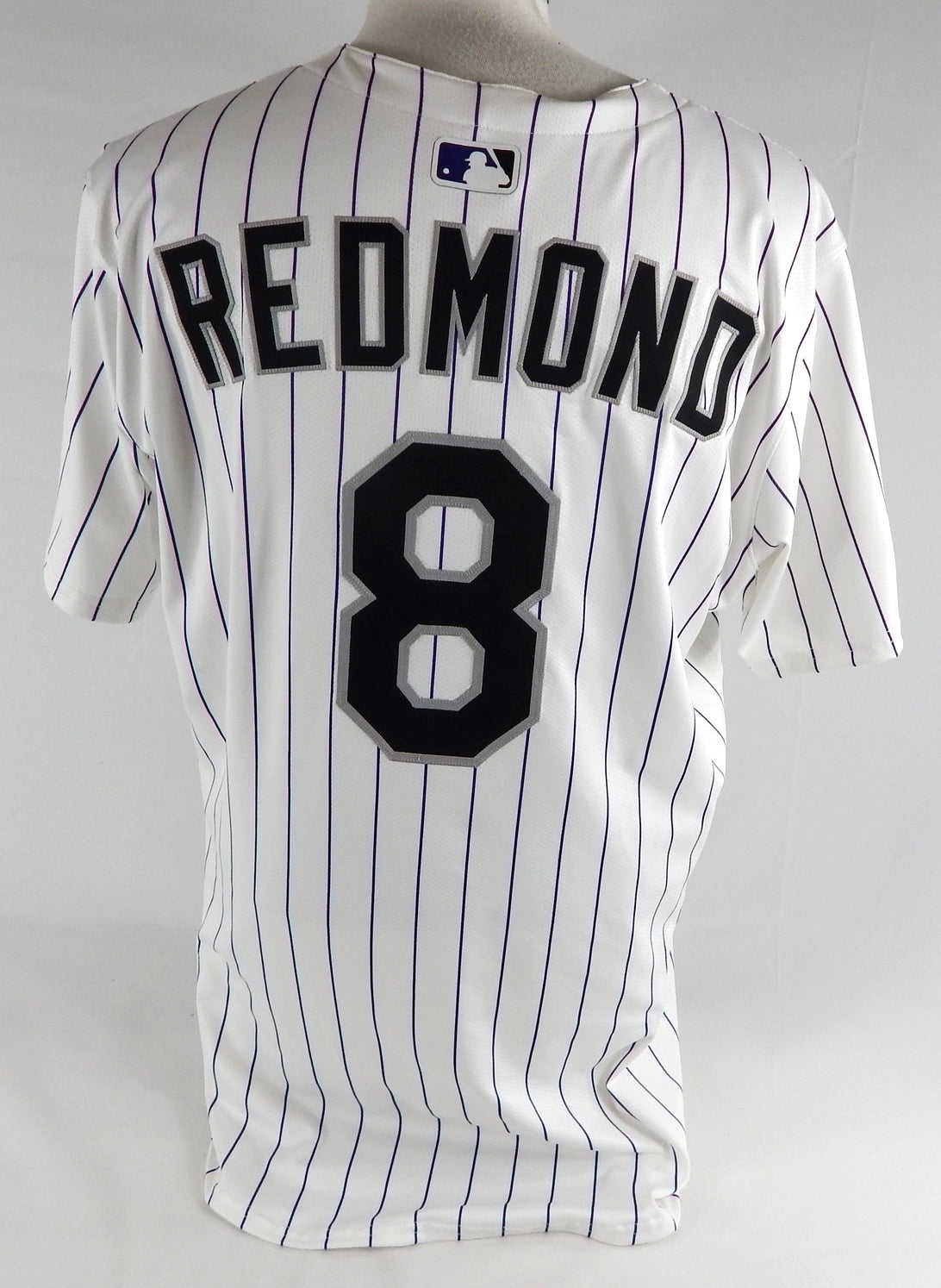2025 Colorado Rockies Mike Redmond #8 Game Issued White Jersey 46 720 Pic2