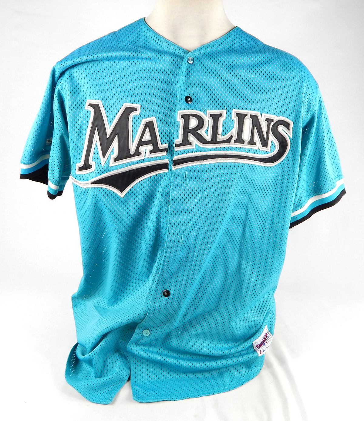 2000s Miami Marlins #93 Game Used Blue Jersey BP ST NP R XXL 878