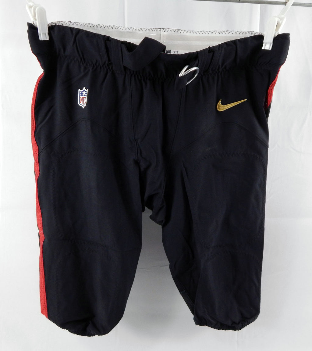 2016 San Francisco 49ers Trent Brown #77 Game Used Black Pants Color Rush 44 998