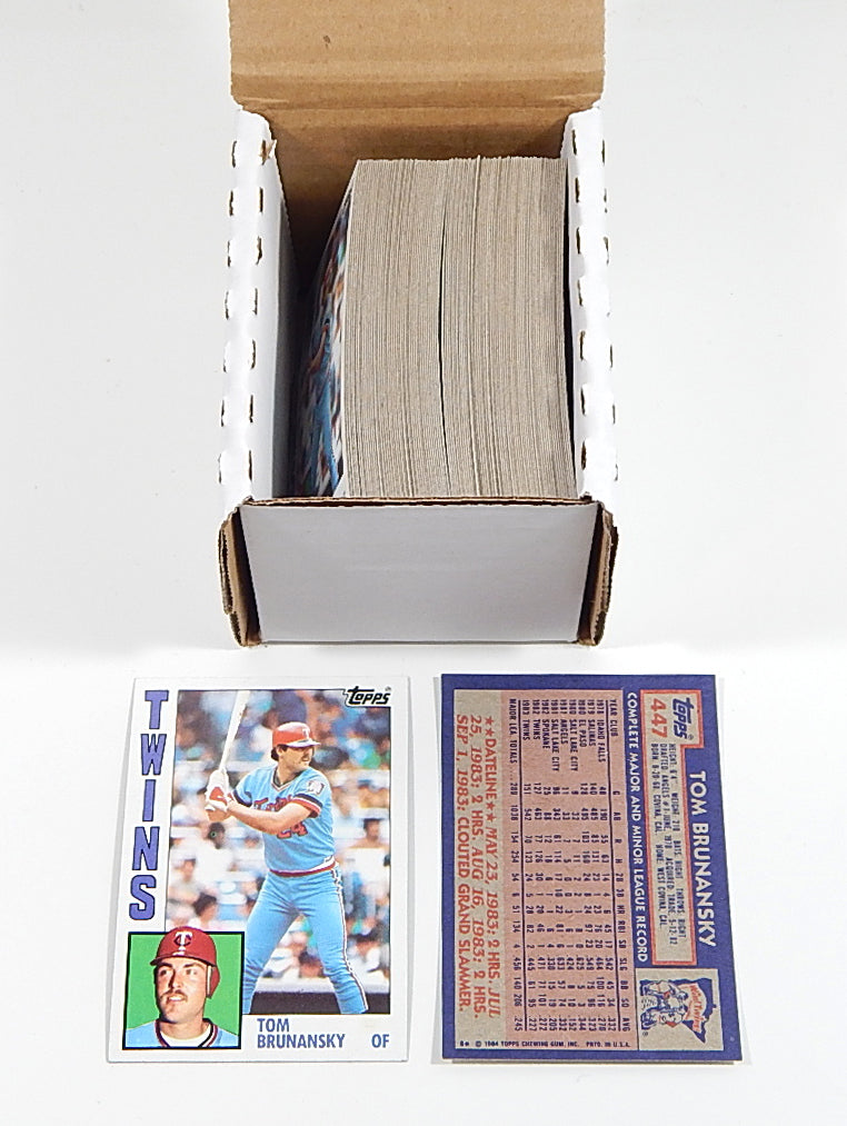 Lot of (100) 1984 Topps Tom Brunasky #447 Twins