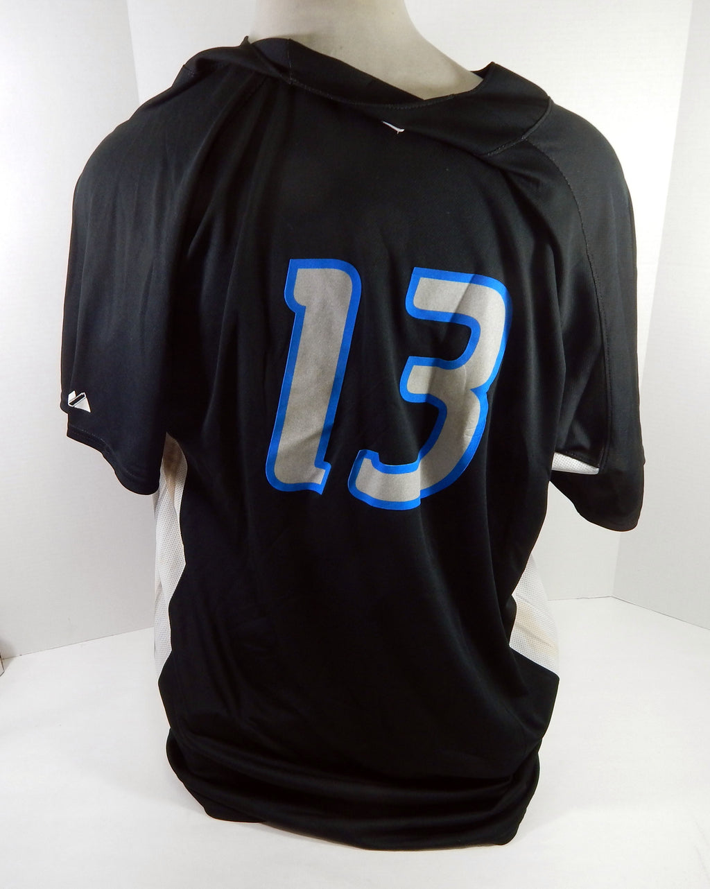 2007 Toronto Blue Jays #13 Game Used Black Batting Practice Jersey 50 DP66832 Pic2