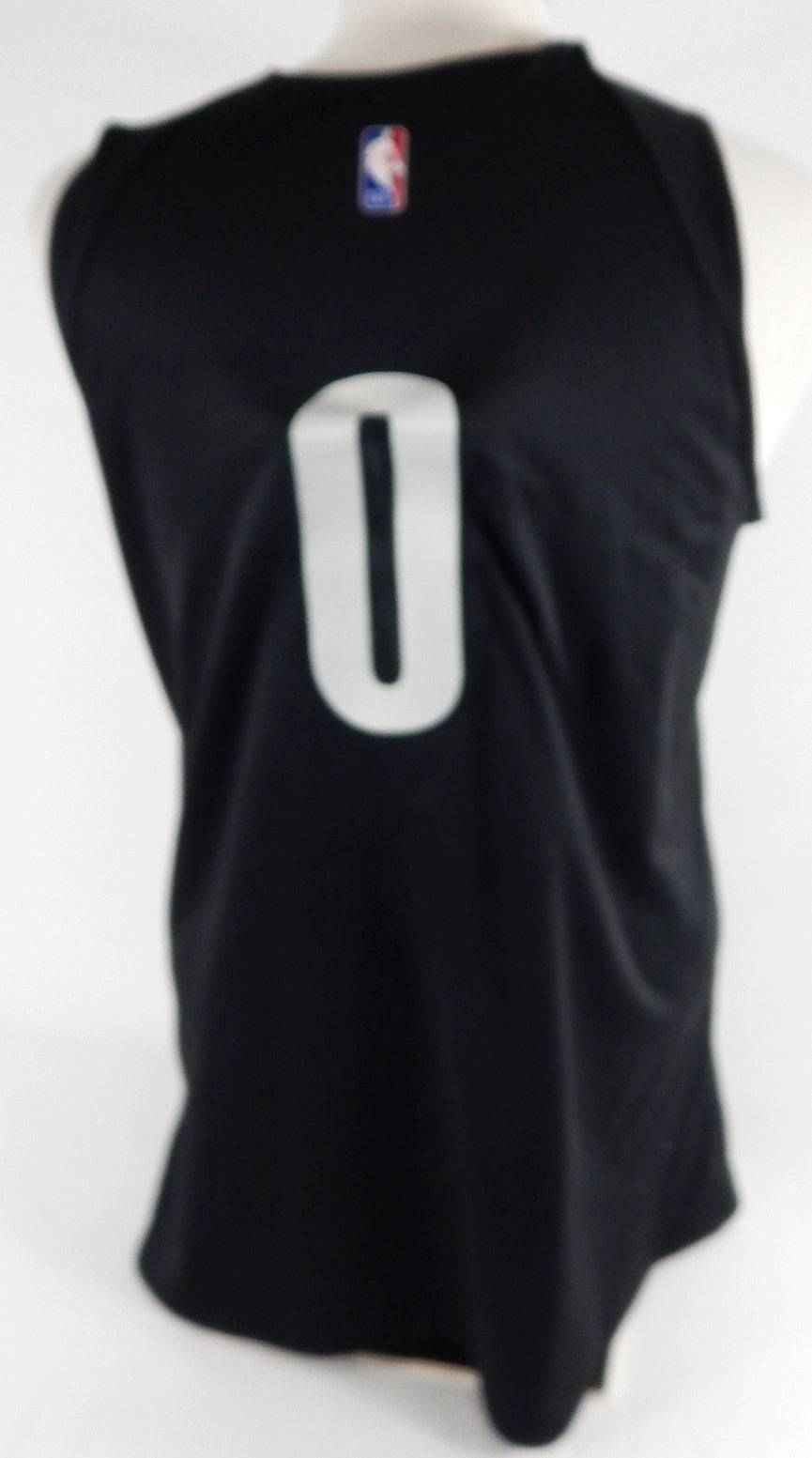 2024-25 Brooklyn Nets Dariq Whitehead #0 Game Used Black Practice Jersey M 002 Pic2