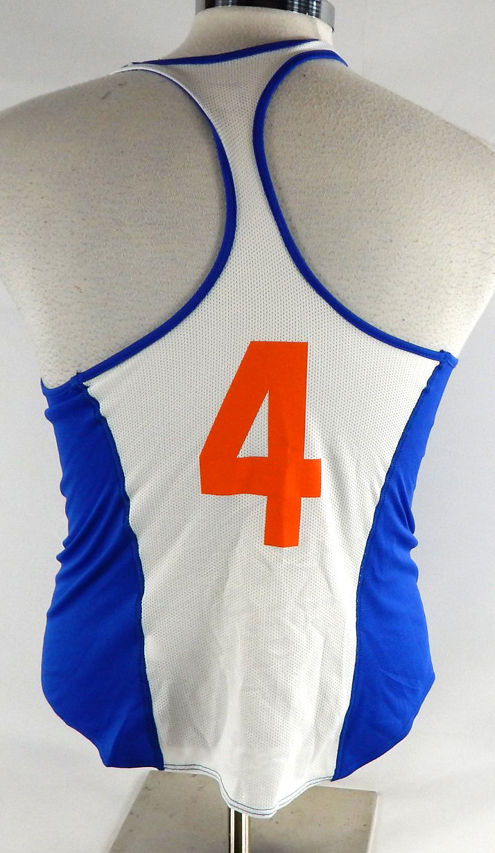 2018 Boise State Broncos #4 Game Used Blue Jersey 60 Patch Beach Volleyball M 6 Pic2