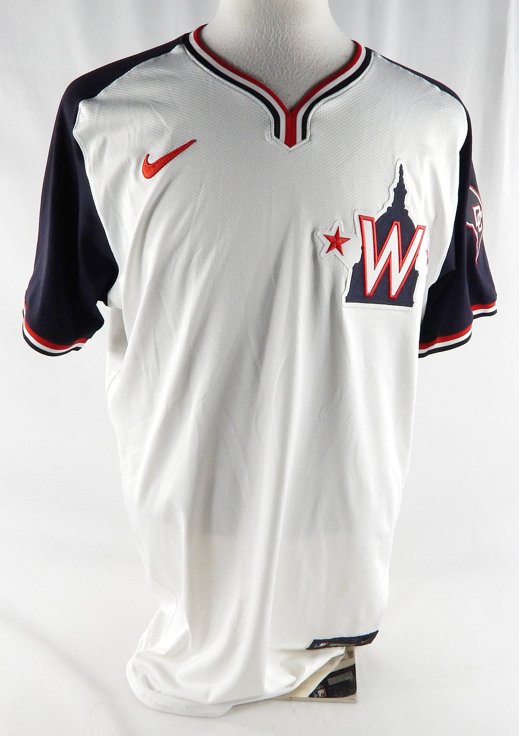 2024 Washington Nationals Eddie Rosario #8 Game Issued White Jersey DC Alt 44 5