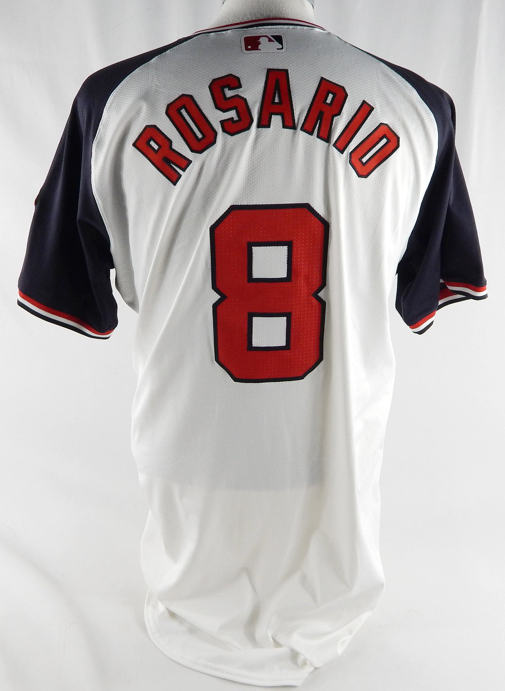 2024 Washington Nationals Eddie Rosario #8 Game Issued White Jersey DC Alt 44 5 Pic2