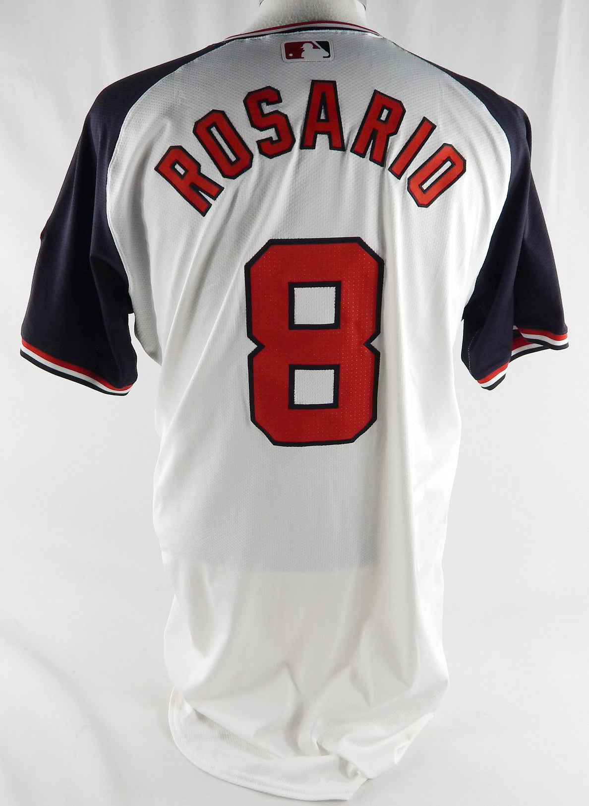 2024 Washington Nationals Eddie Rosario #8 Game Issued White Jersey DC Alt 44 5 Pic2