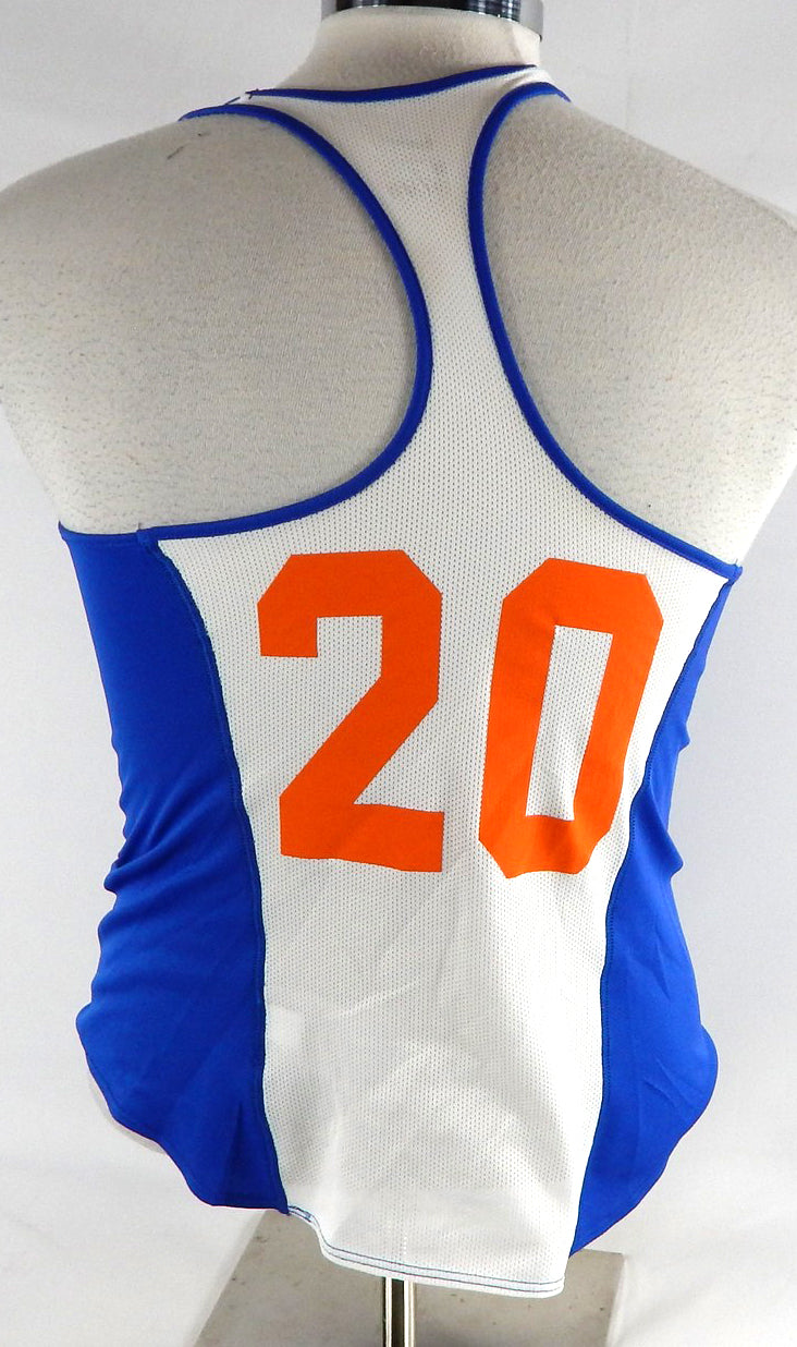 2018 Boise State Broncos #20 Game Used Blue Jersey 60 Patch Beach Volleyball M 7 Pic2