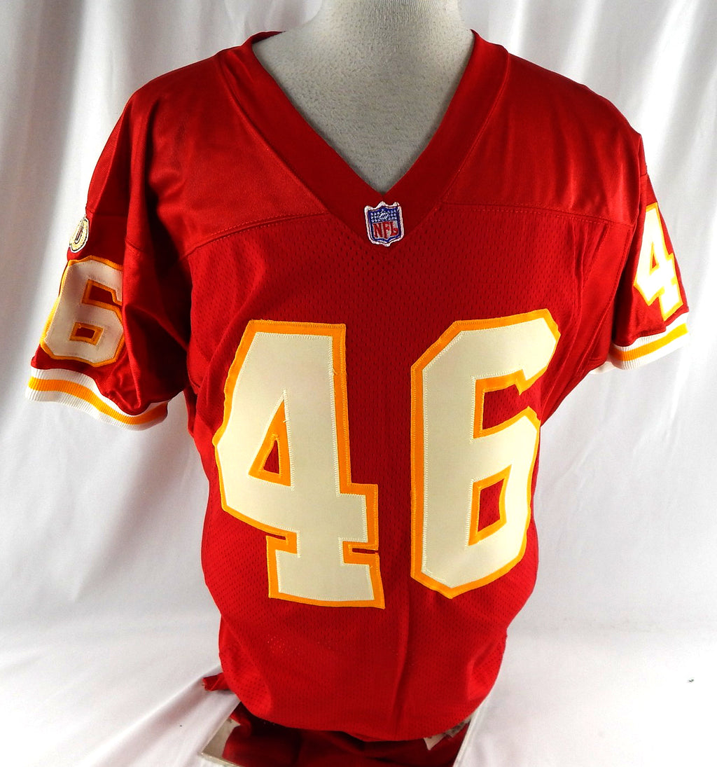 1996 Kansas City Chiefs #46 Game Issued Red Jersey 40 137