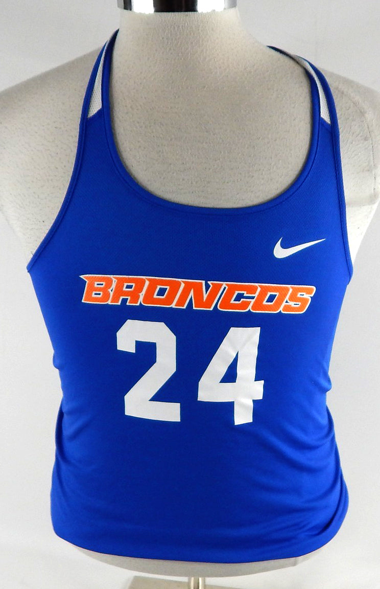 2017 Boise State Broncos #24 Game Used Blue Jersey Beach Volleyball M DP106138
