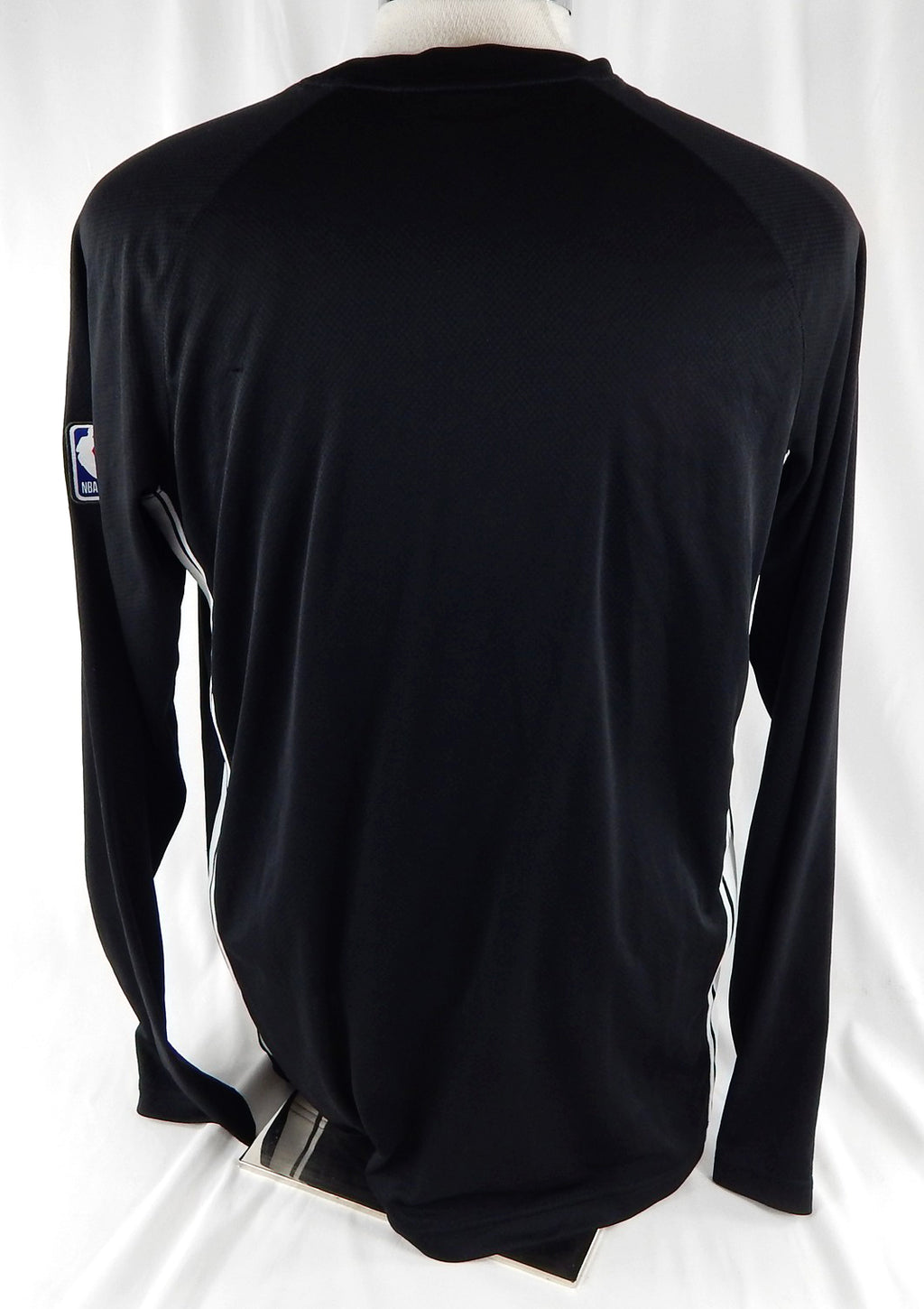 2025-26 Brooklyn Nets Egor Demin #8 Game Used Black Shooting Shirt L 986 Pic2