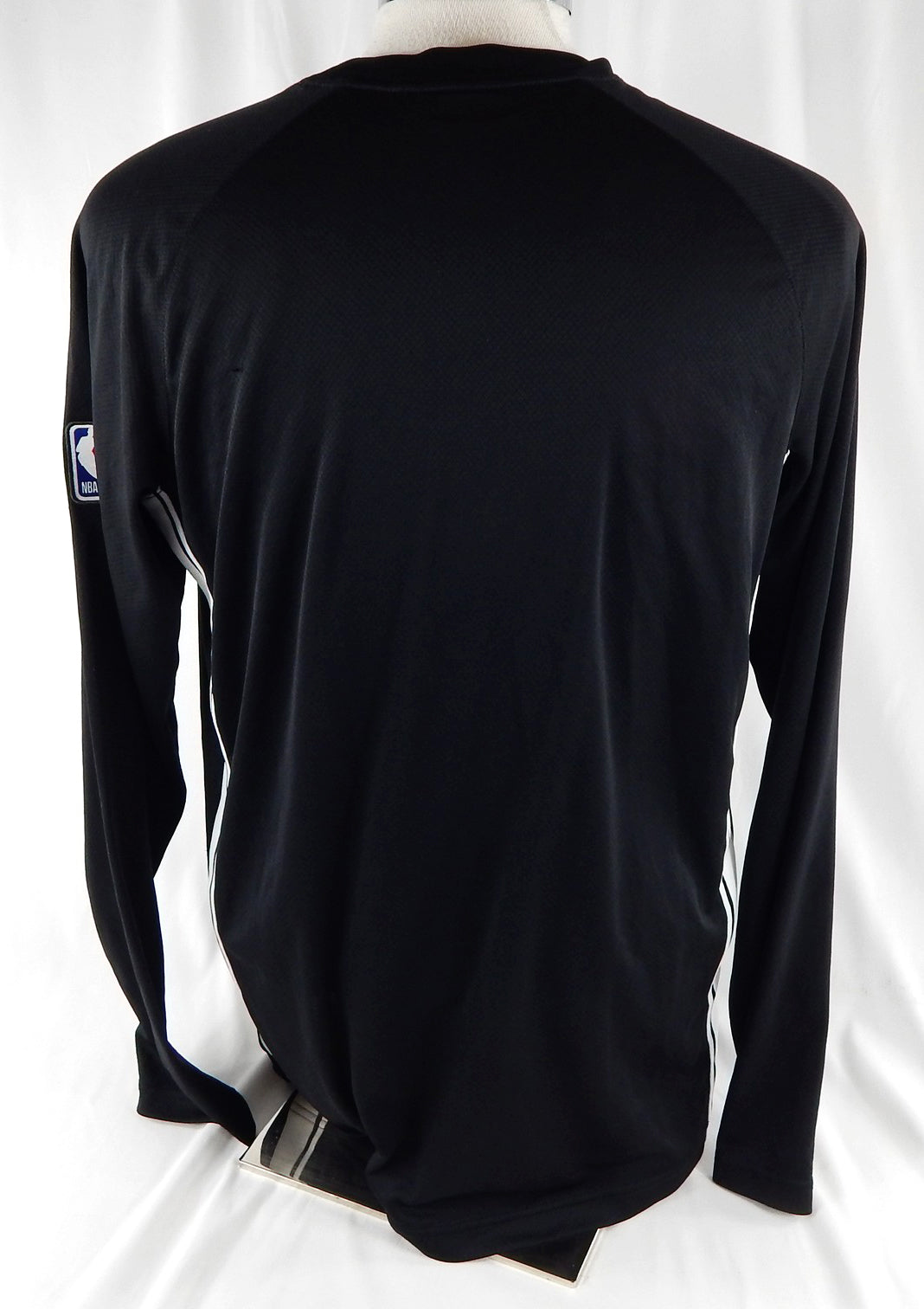 2025-26 Brooklyn Nets Egor Demin #8 Game Used Black Shooting Shirt L 986 Pic2