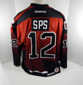 Manchester Monarchs SPS #12 Game Issued Red Jersey Theme night 58 MMRH0275