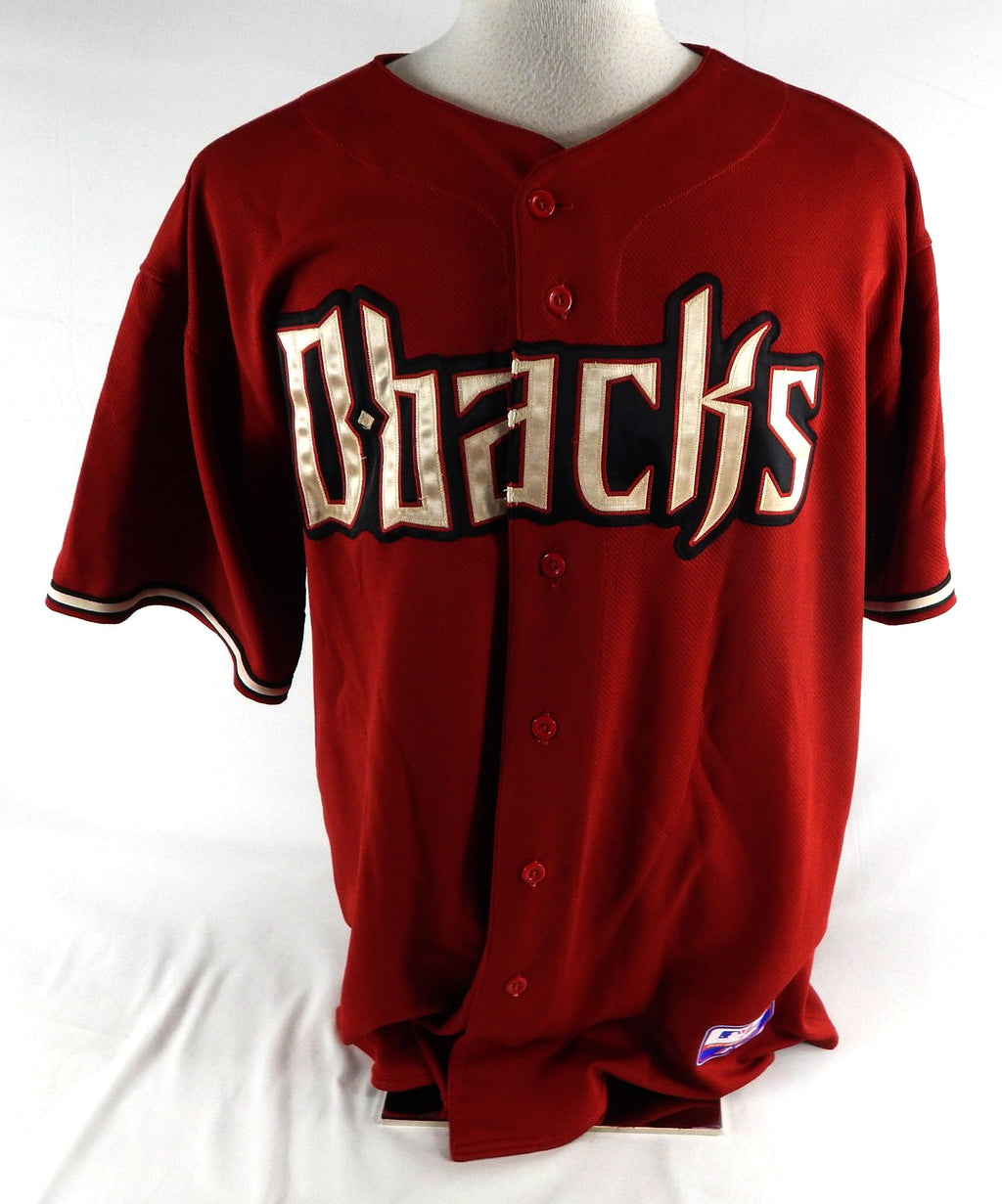 2007 Arizona Diamondbacks Dana Eveland #39 Game Used Red Jersey 52 325