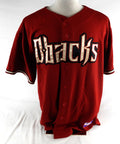 2007 Arizona Diamondbacks Dana Eveland #39 Game Used Red Jersey 52 325