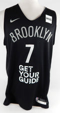 2024-25 Brooklyn Nets #7 Game Used Black Practice Jersey L 005