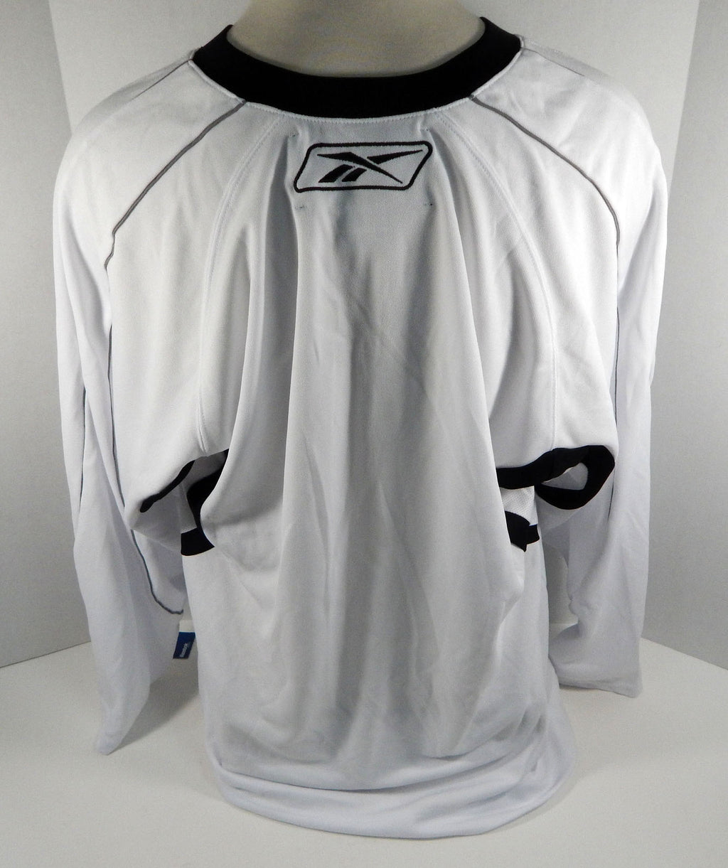2010-11 Manchester Monarchs Blank Game Issued White Pratice Jersey 10th Anv  XL Pic2