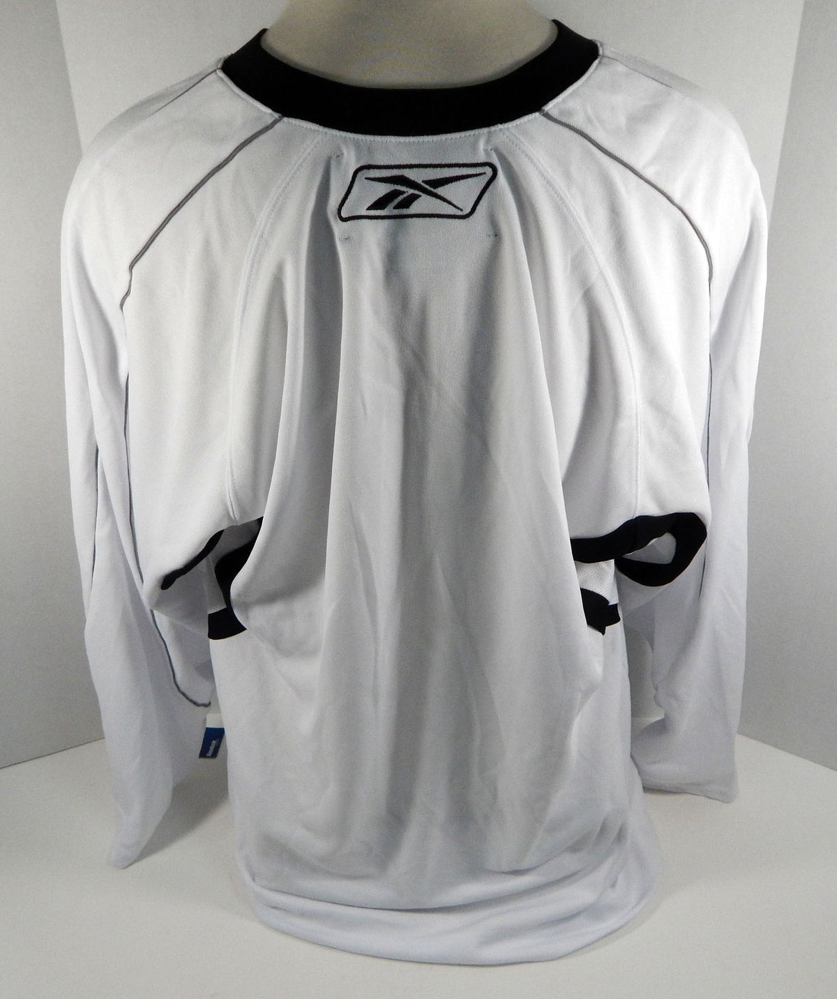 2010-11 Manchester Monarchs Blank Game Issued White Pratice Jersey 10th Anv  XL Pic2