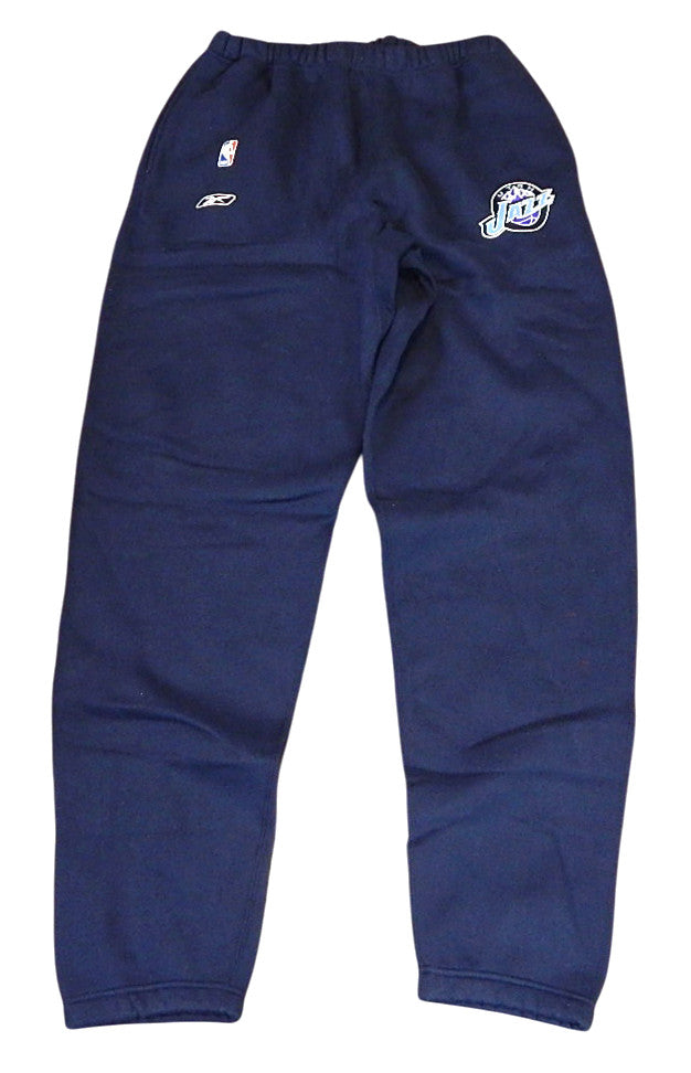 Utah Jazz Reebok Team Issued Sweatpants Navy Size XL Tall