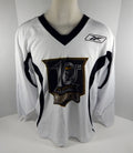 2010-11 Manchester Monarchs Blank Game Issued White Pratice Jersey 10th Season L