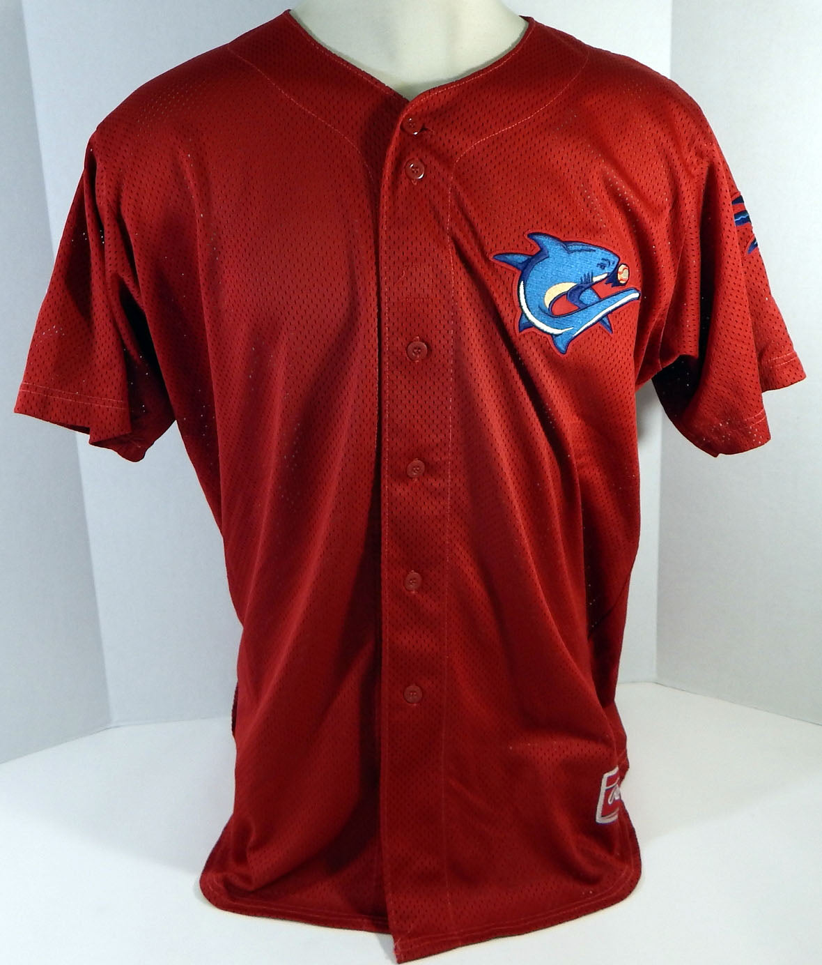 2015 Clearwater Threshers Rodriguez #28 Game Used Red Jersey 100th C Patch 267 Pic2