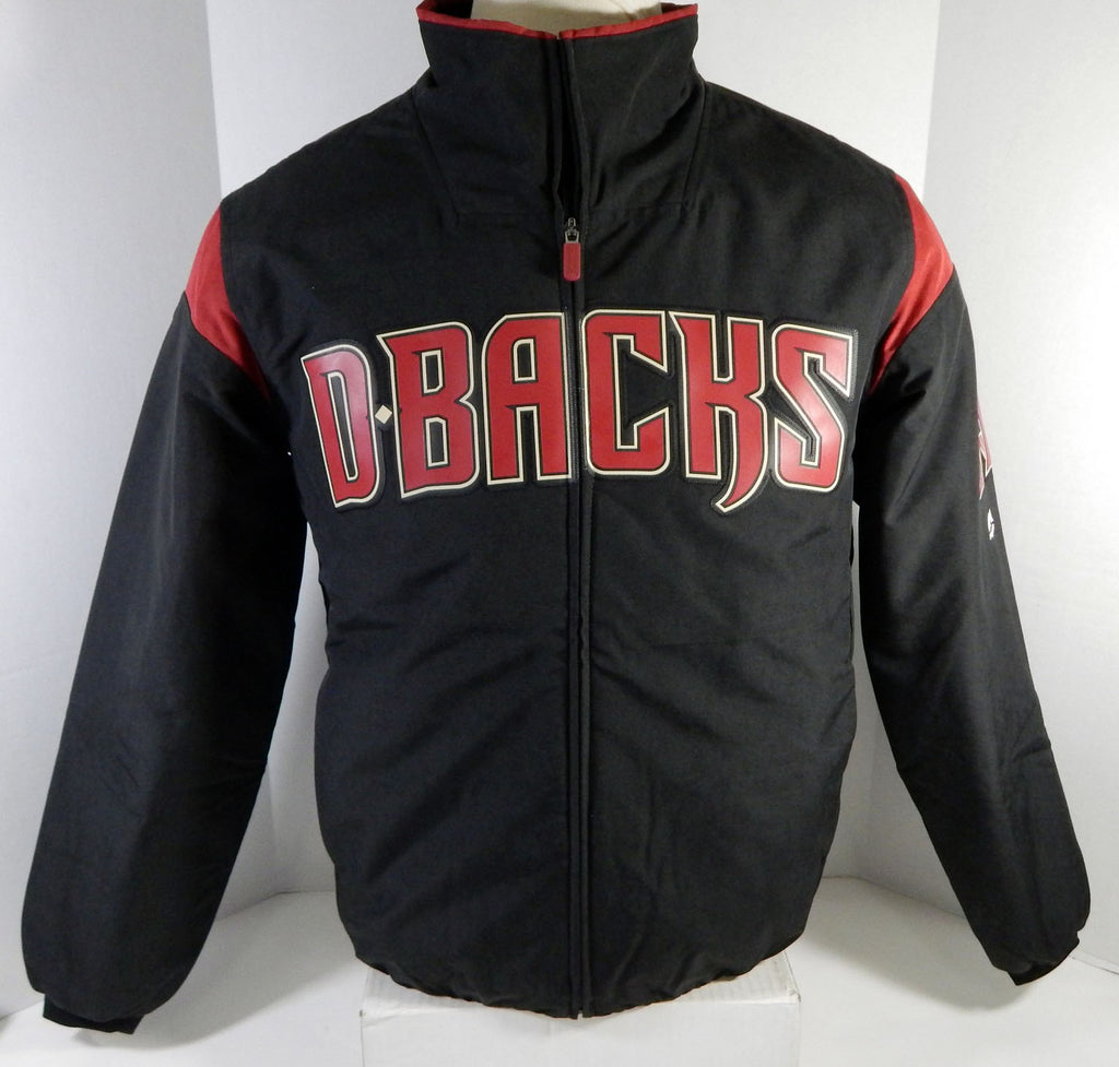 2016 Arizona Diamondbacks Game Issued Black Bench Jacket M 345
