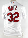 2023 St. Louis Cardinals Steven Matz #32 Game Issued White Jersey 42 Patch 213