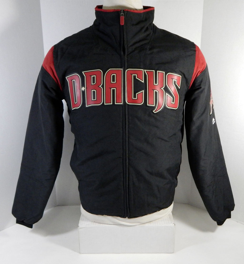 2016 Arizona Diamondbacks Game Issued Black Bench Jacket S 348
