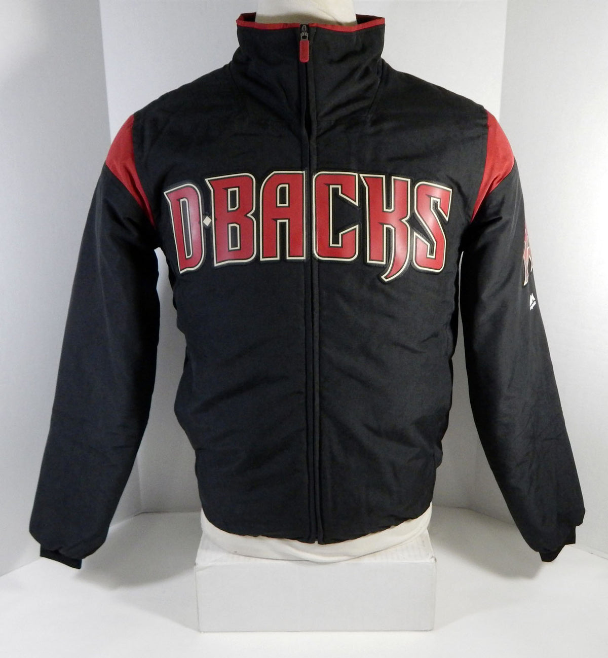 2016 Arizona Diamondbacks Game Issued Black Bench Jacket S 348