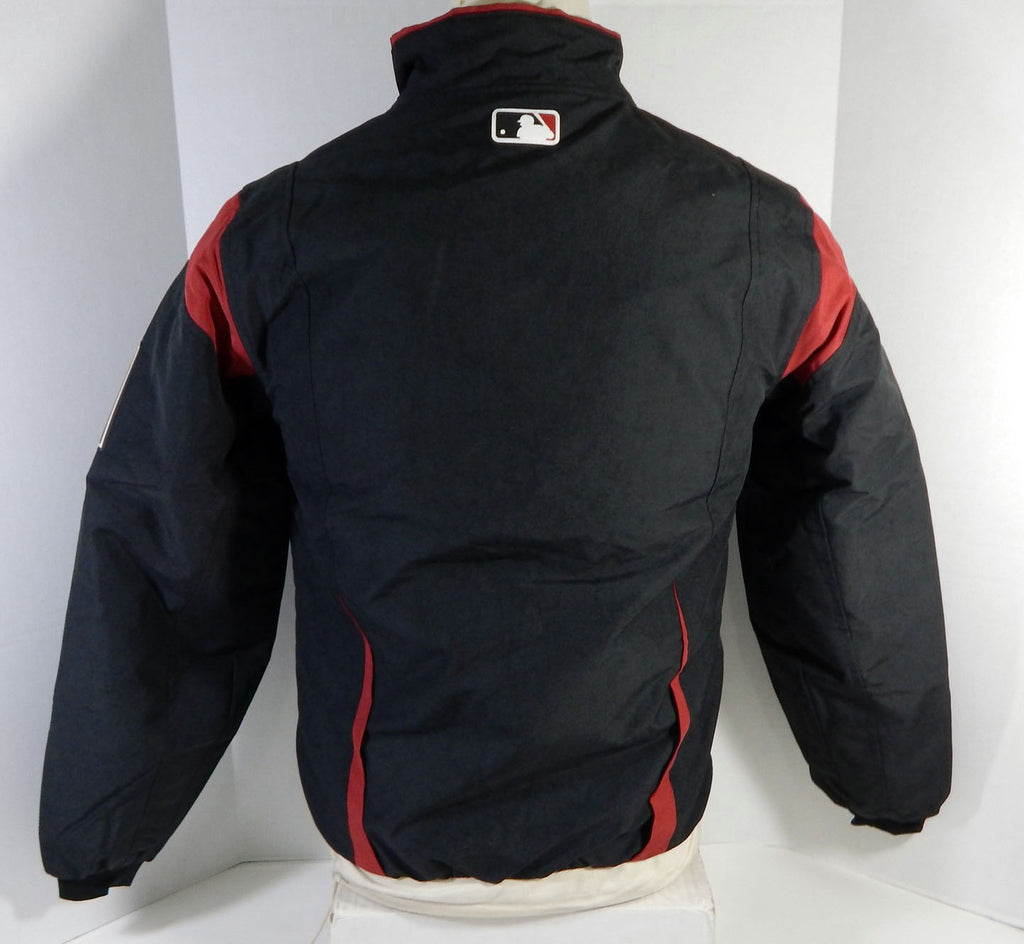 2016 Arizona Diamondbacks Game Issued Black Bench Jacket S 348 Pic2