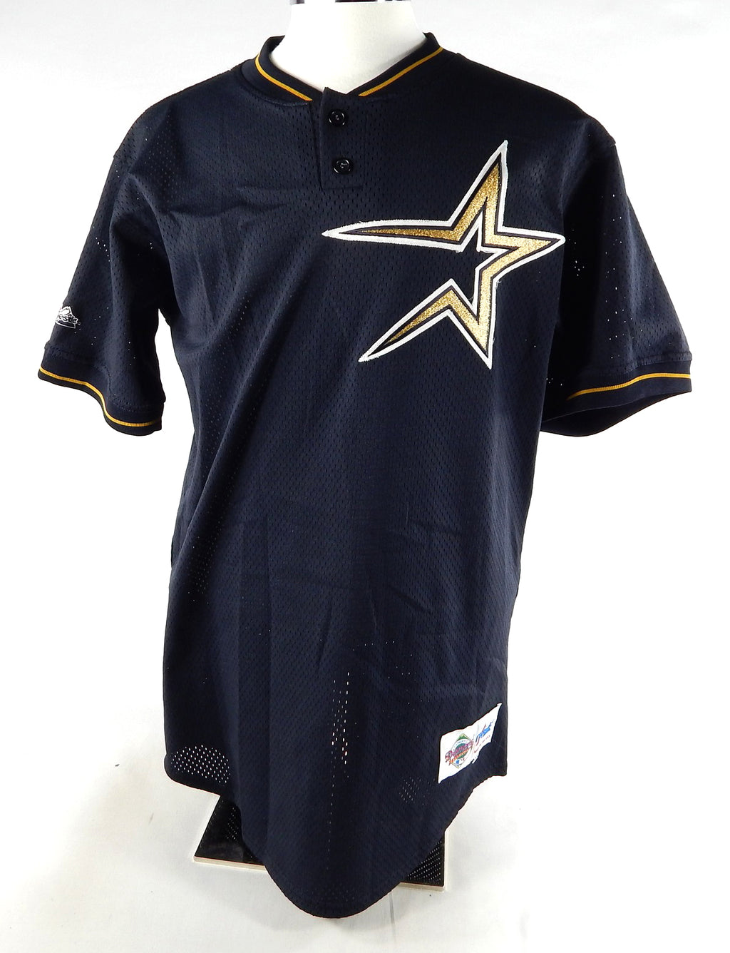 1990s Houston Astros #52 Game Used Navy Jersey Batting Practice NP Str 44 201