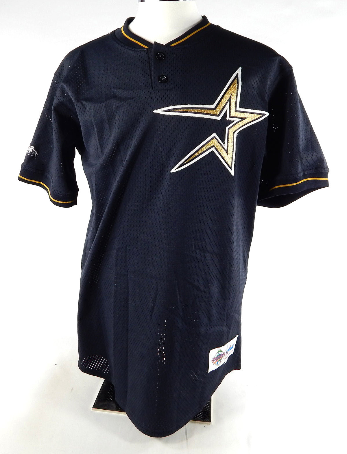 1990s Houston Astros #52 Game Used Navy Jersey Batting Practice NP Str 44 201