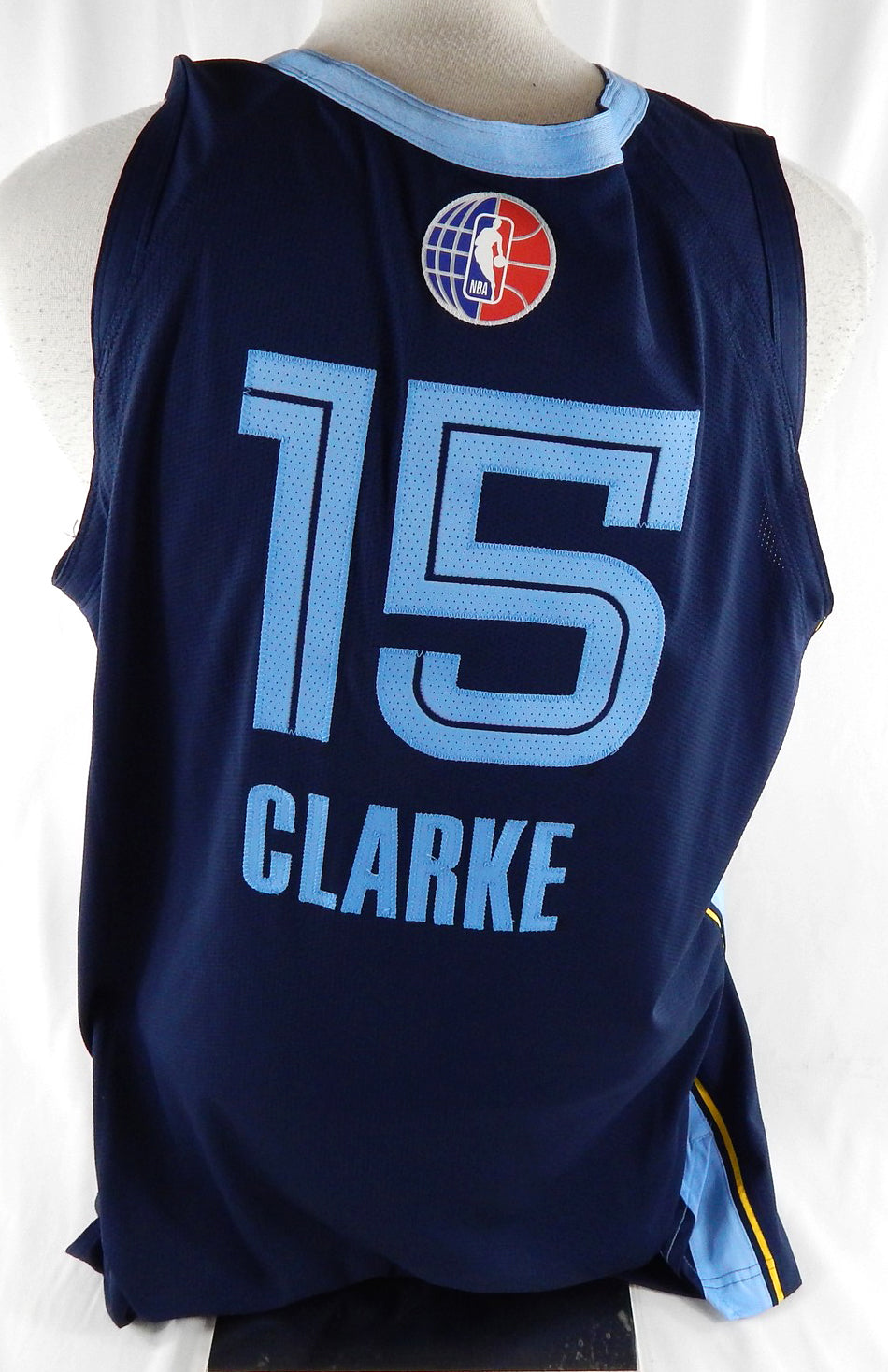 2025-26 Memphis Grizzlies Brandon Clarke #15 Game Used Navy Jersey Icon 1/18 54 Pic2