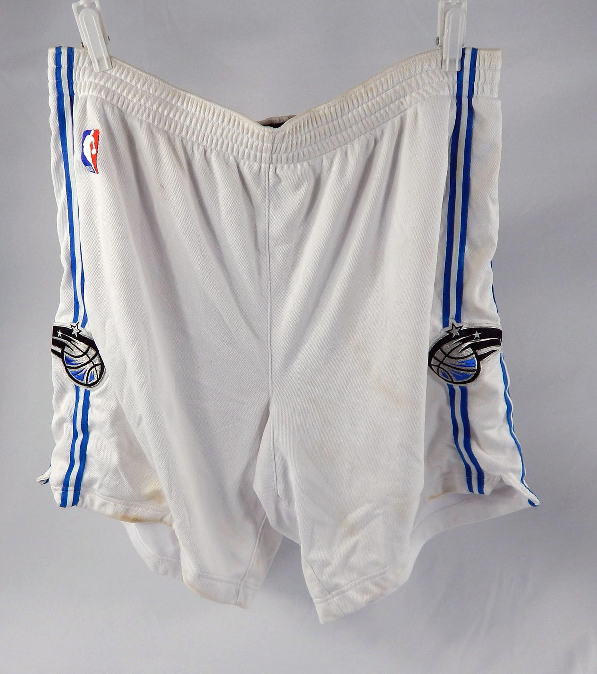 2002-06 Orlando Magic #5 Game Used White Basketball Shorts Size 46 56