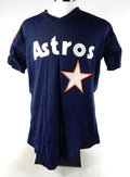 1990s Houston Astros #50 Game Used Navy Jersey Batting Practice NP R 203