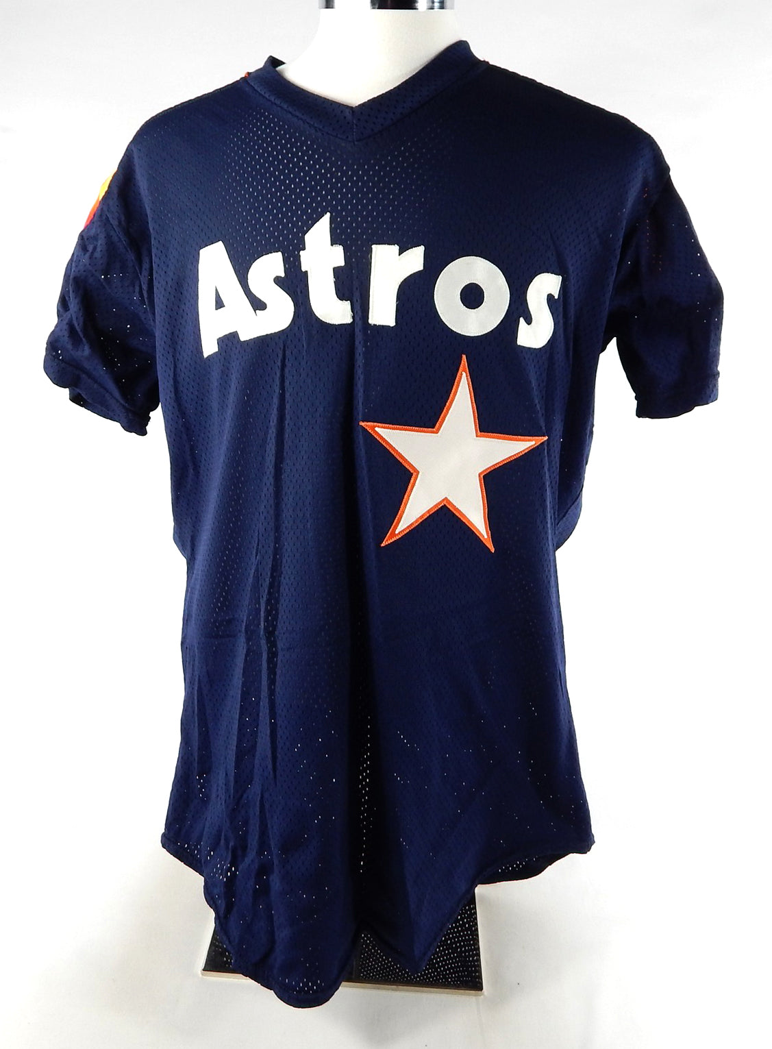 1990s Houston Astros #50 Game Used Navy Jersey Batting Practice NP R 203