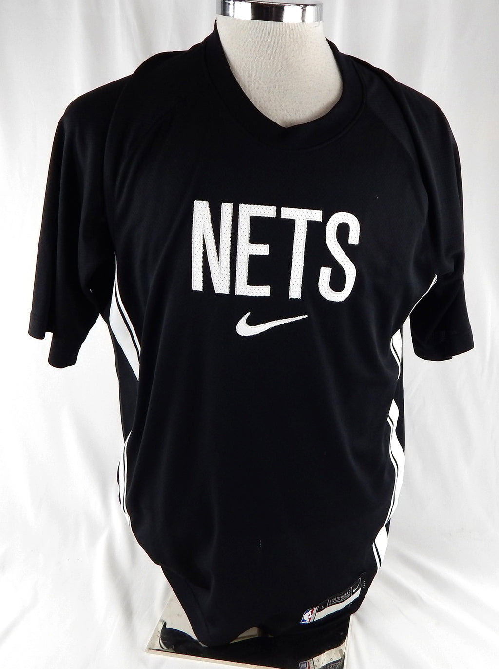 2025-26 Brooklyn Nets Egor Demin #8 Game Used Black Shooting Shirt L 996